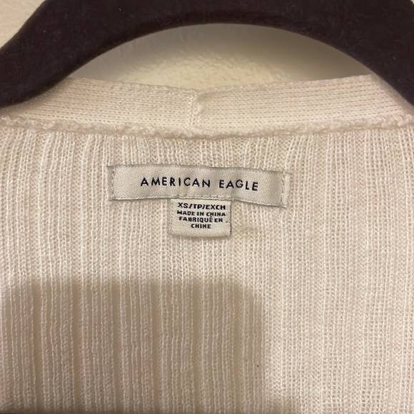 American Eagle Cropped Button Up Cardigan - Picture 2 of 2